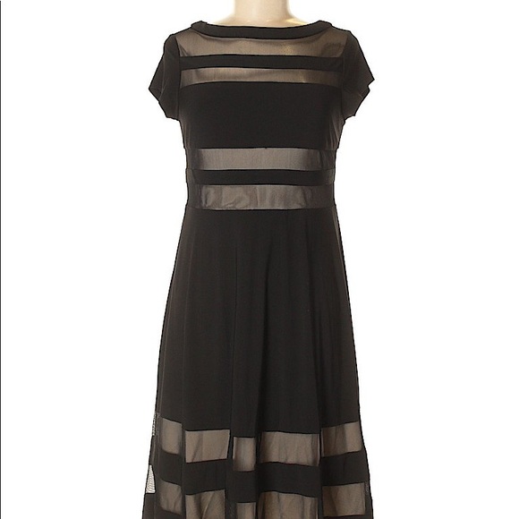 NWT R&M Richards black/taupe dress 🌸 - Picture 3 of 4